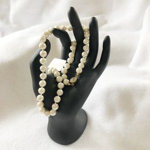 Charter Club 20" glass fashion pearl necklace NWT